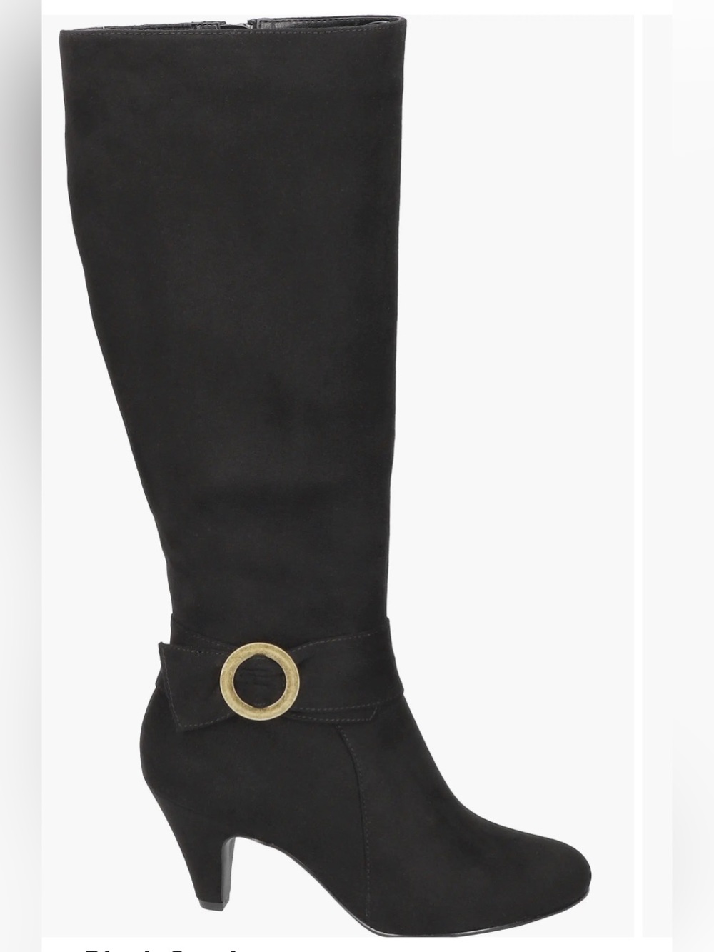 Bella VitaâRima Plus In Black Super Suede Womenâs Size 11WW New $125